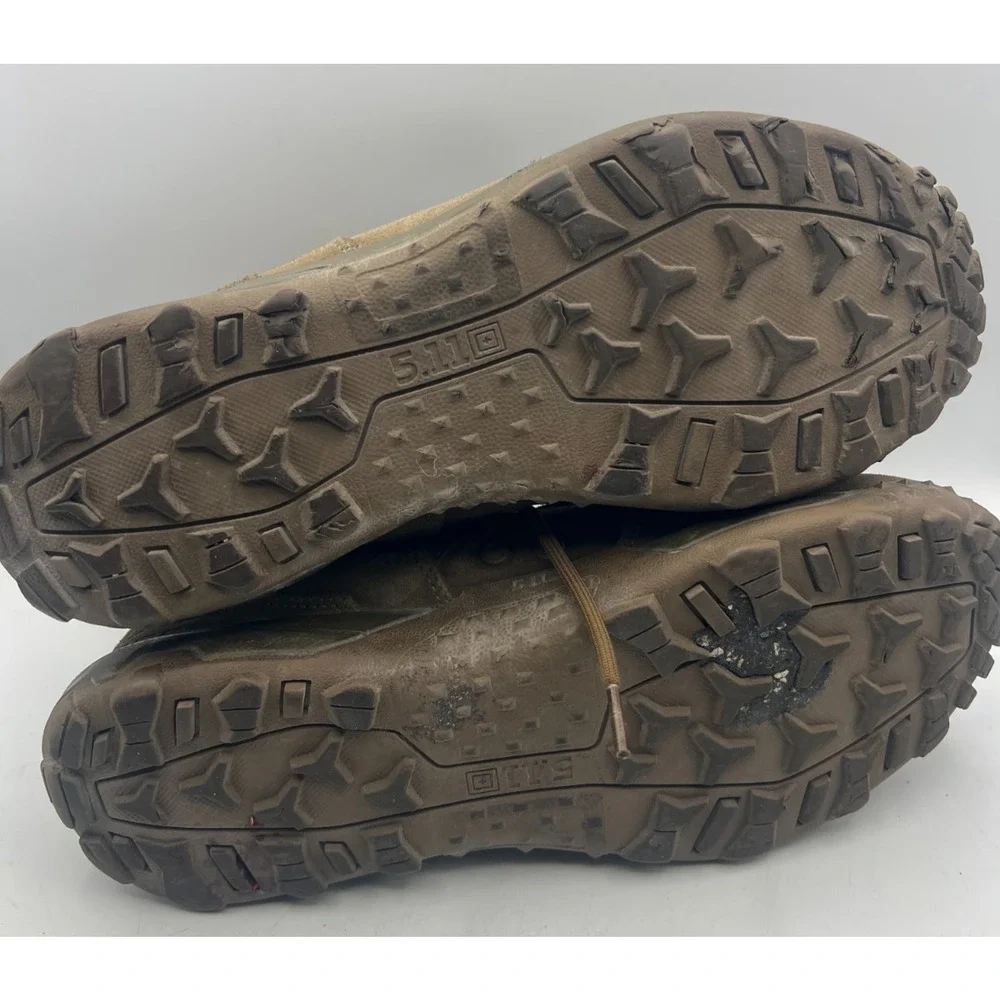 5.11 Tactical A/T 8 Boots Mens 11 Dark Coyote Brown Military Combat Hiking